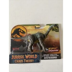 NEW Jurassic World Epic Evolution APATOSAURUS Chaos Theory Danger Pack 2024